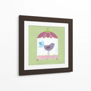 Patchwork Birdcage I - June Erica Vess | Cuadro decorativo de Canvas Lab
