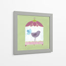 Patchwork Birdcage I - June Erica Vess | Cuadro decorativo de Canvas Lab