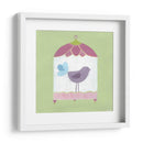 Patchwork Birdcage I - June Erica Vess | Cuadro decorativo de Canvas Lab