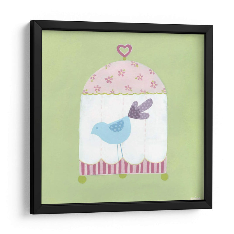 Patchwork Birdcage Ii - June Erica Vess | Cuadro decorativo de Canvas Lab