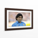 Maradona en el Napoli | Cuadro decorativo de Canvas Lab