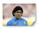 Maradona en el Napoli | Cuadro decorativo de Canvas Lab