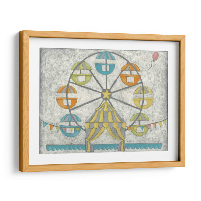 Carnaval Ferris Wheel - Chariklia Zarris | Cuadro decorativo de Canvas Lab