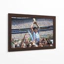 Maradona levantando la copa del mundo | Cuadro decorativo de Canvas Lab