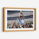 Maradona levantando la copa del mundo | Cuadro decorativo de Canvas Lab