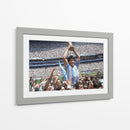 Maradona levantando la copa del mundo | Cuadro decorativo de Canvas Lab