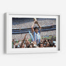 Maradona levantando la copa del mundo | Cuadro decorativo de Canvas Lab