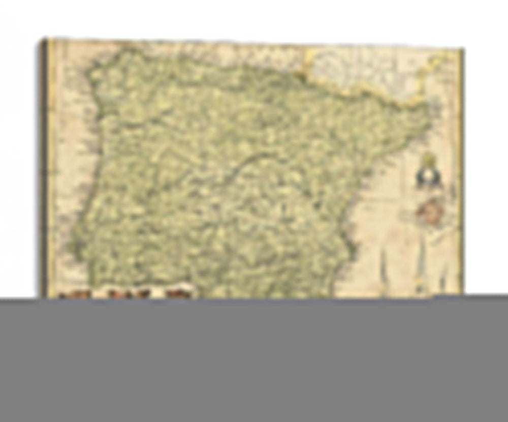 Mapa De España - Vision Studio | Cuadro decorativo de Canvas Lab