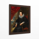 Retrato de mujer, posiblemente Clara Fourment (1593-1643) - Peter Paul Rubens | Cuadro decorativo de Canvas Lab