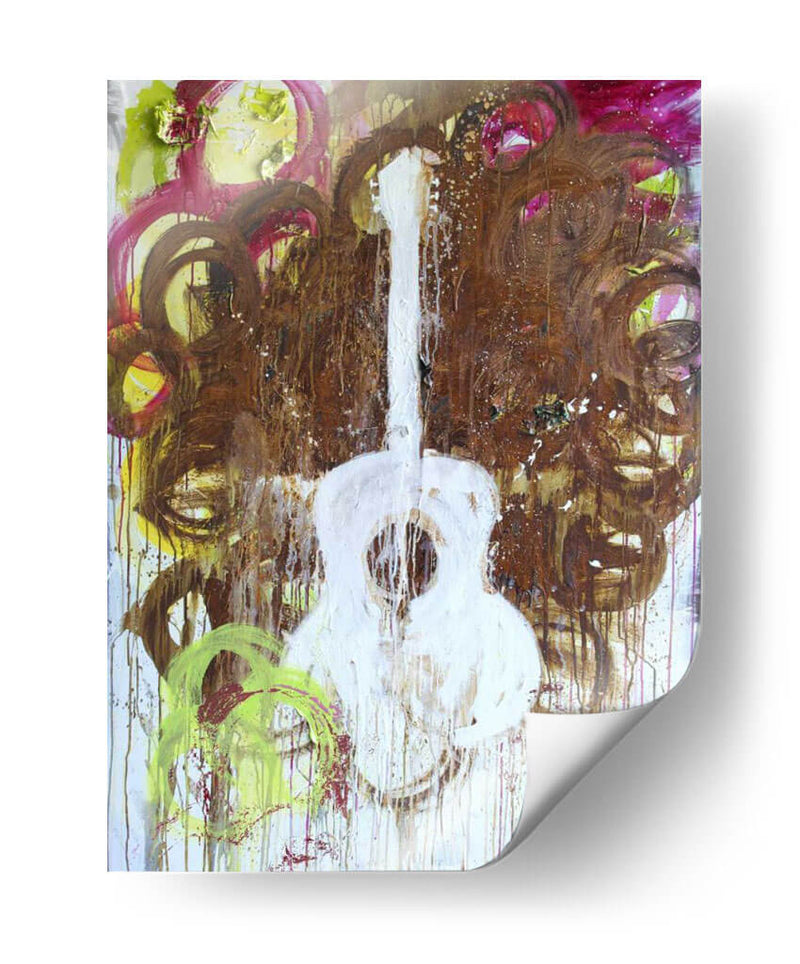 Guitarra Blanca - Kent Youngstrom | Cuadro decorativo de Canvas Lab