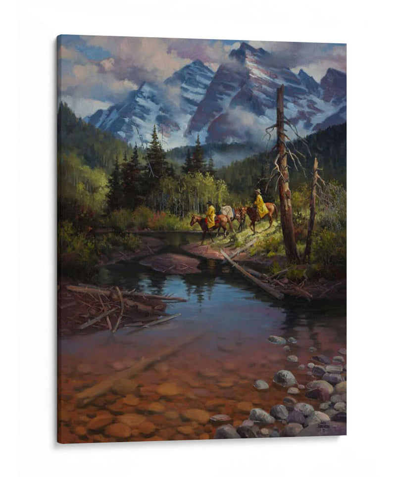 Ridin The High Country - Jack Sorenson | Cuadro decorativo de Canvas Lab