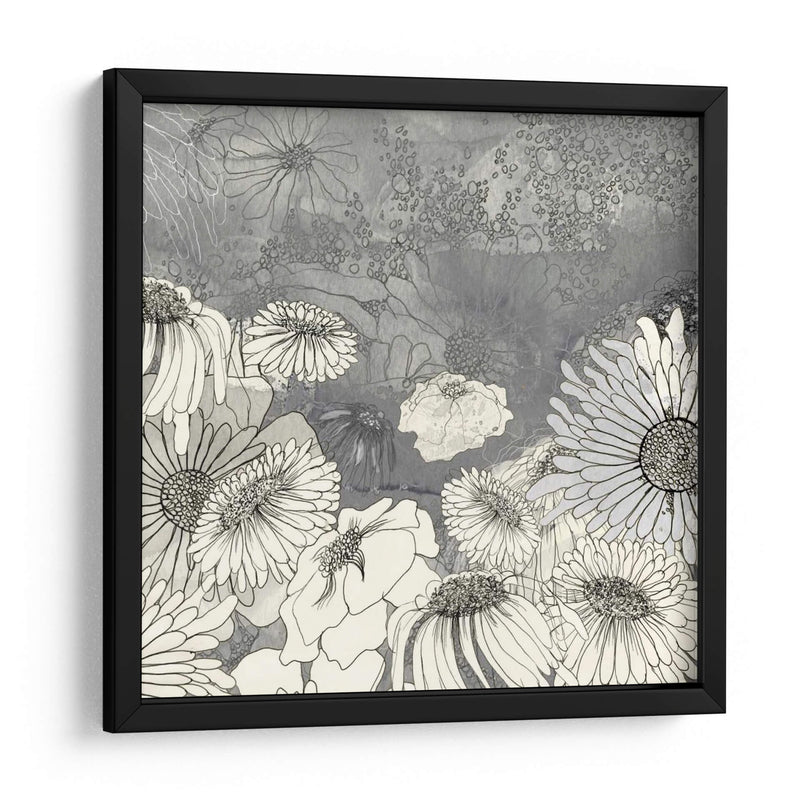 Flores En Gris I - Ingrid Blixt | Cuadro decorativo de Canvas Lab