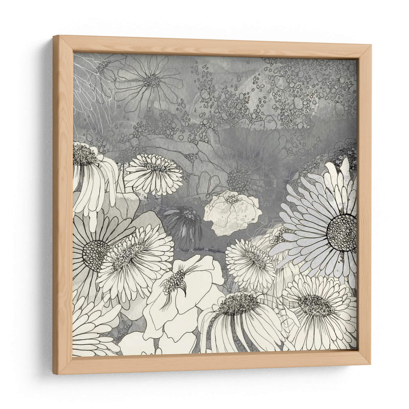 Flores En Gris I - Ingrid Blixt | Cuadro decorativo de Canvas Lab