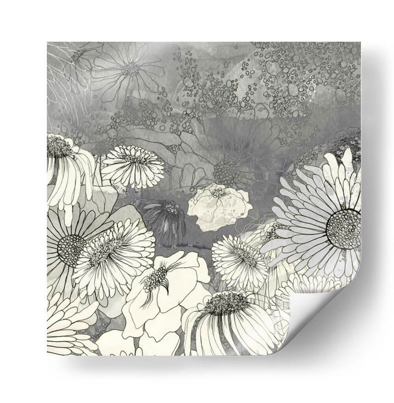 Flores En Gris I - Ingrid Blixt | Cuadro decorativo de Canvas Lab