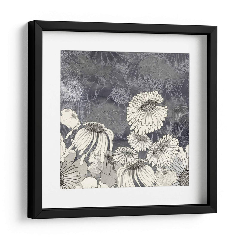 Flores En Gris Iii - Ingrid Blixt | Cuadro decorativo de Canvas Lab