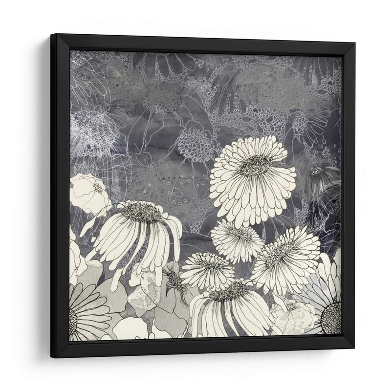 Flores En Gris Iii - Ingrid Blixt | Cuadro decorativo de Canvas Lab