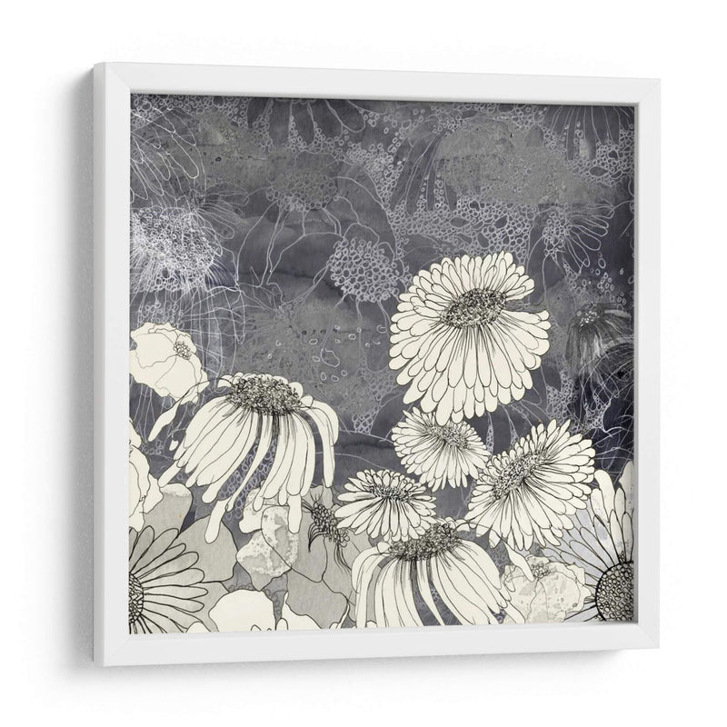 Flores En Gris Iii - Ingrid Blixt | Cuadro decorativo de Canvas Lab