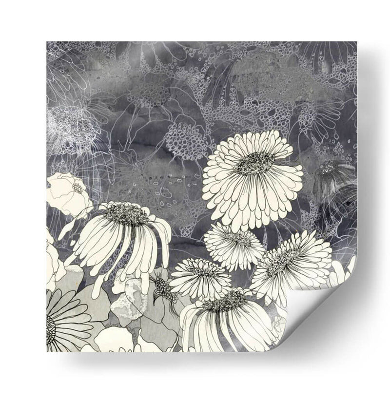 Flores En Gris Iii - Ingrid Blixt | Cuadro decorativo de Canvas Lab