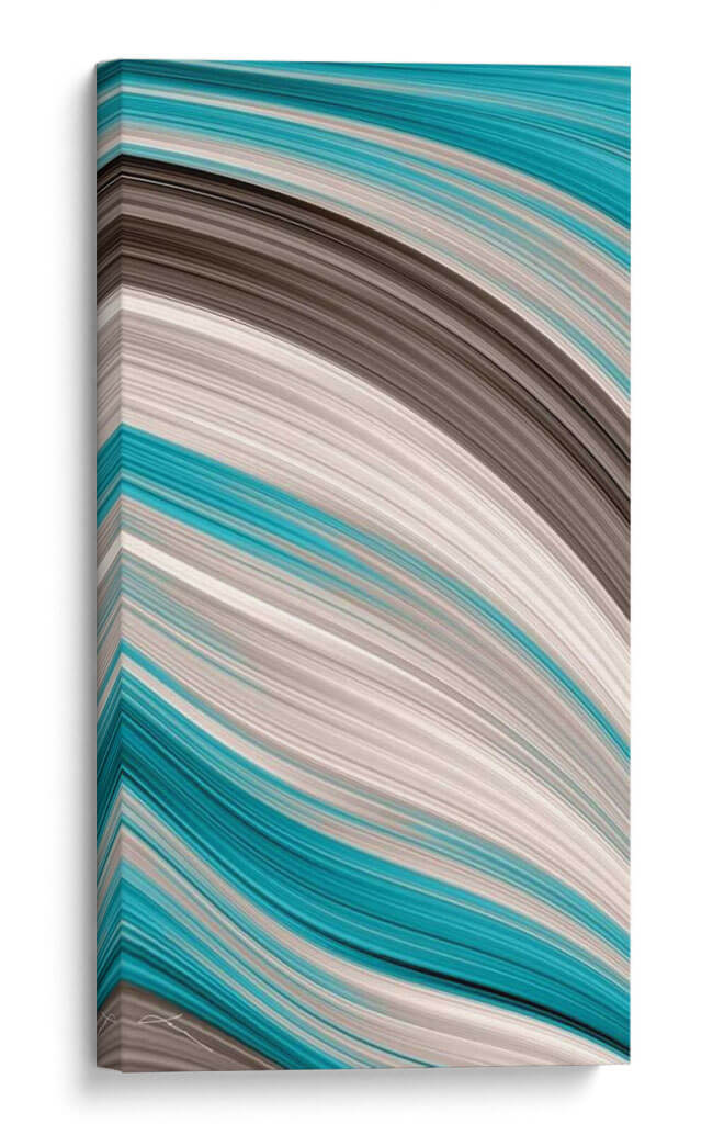 Aqua Barrido Ii - James Burghardt | Cuadro decorativo de Canvas Lab