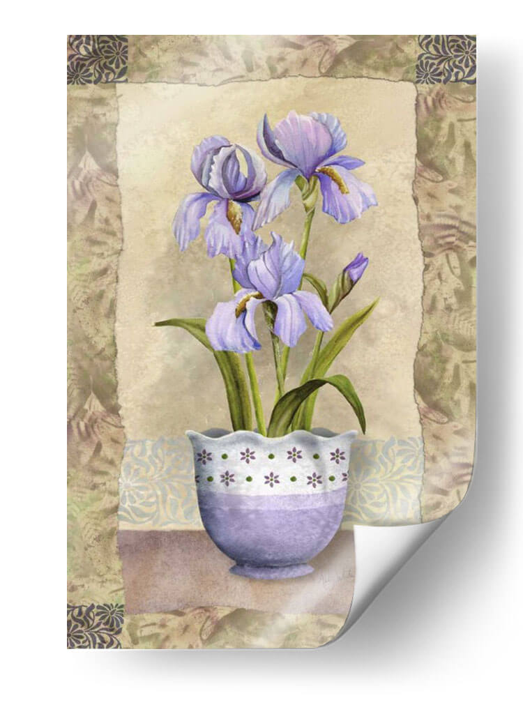 Iris De Primavera - Abby White | Cuadro decorativo de Canvas Lab