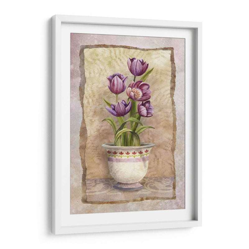 Tulipanes De Primavera - Abby White | Cuadro decorativo de Canvas Lab