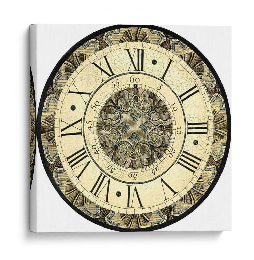 Pequeño Reloj De Motivos Vintage - Vision Studio | Cuadro decorativo de Canvas Lab