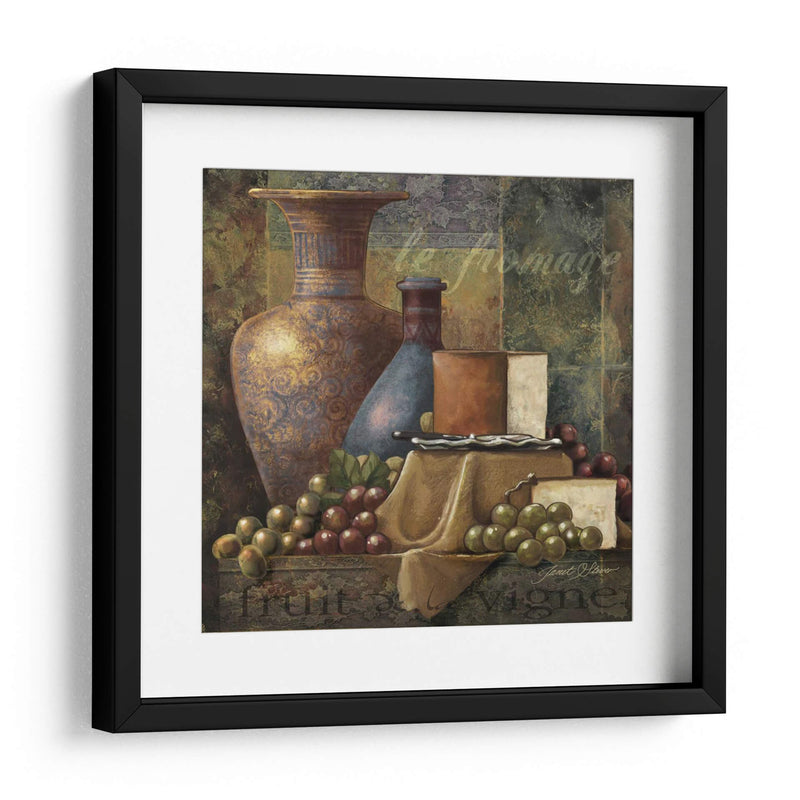 Queso Y Uvas I - Janet Stever | Cuadro decorativo de Canvas Lab