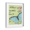 Le Papillon Script Iii - Vision Studio | Cuadro decorativo de Canvas Lab