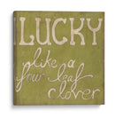 Trébol De Cuatro Hojas - Chariklia Zarris | Cuadro decorativo de Canvas Lab