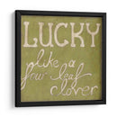 Trébol De Cuatro Hojas - Chariklia Zarris | Cuadro decorativo de Canvas Lab