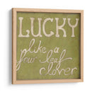 Trébol De Cuatro Hojas - Chariklia Zarris | Cuadro decorativo de Canvas Lab