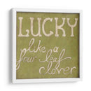 Trébol De Cuatro Hojas - Chariklia Zarris | Cuadro decorativo de Canvas Lab