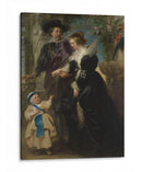 Rubens, su esposa Helena Fourment (1614–1673) y su hijo Frans (1633–1678) - Peter Paul Rubens | Cuadro decorativo de Canvas Lab