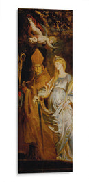 Santos Amandus y Walburga; Los Santos Catalina de Alejandría y Eligius - Peter Paul Rubens | Cuadro decorativo de Canvas Lab