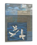 Tres Gaviotas Blancas I - Tara Friel | Cuadro decorativo de Canvas Lab