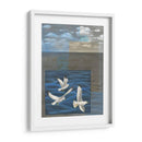 Tres Gaviotas Blancas I - Tara Friel | Cuadro decorativo de Canvas Lab