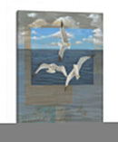Tres Gaviotas Blancas Ii - Tara Friel | Cuadro decorativo de Canvas Lab