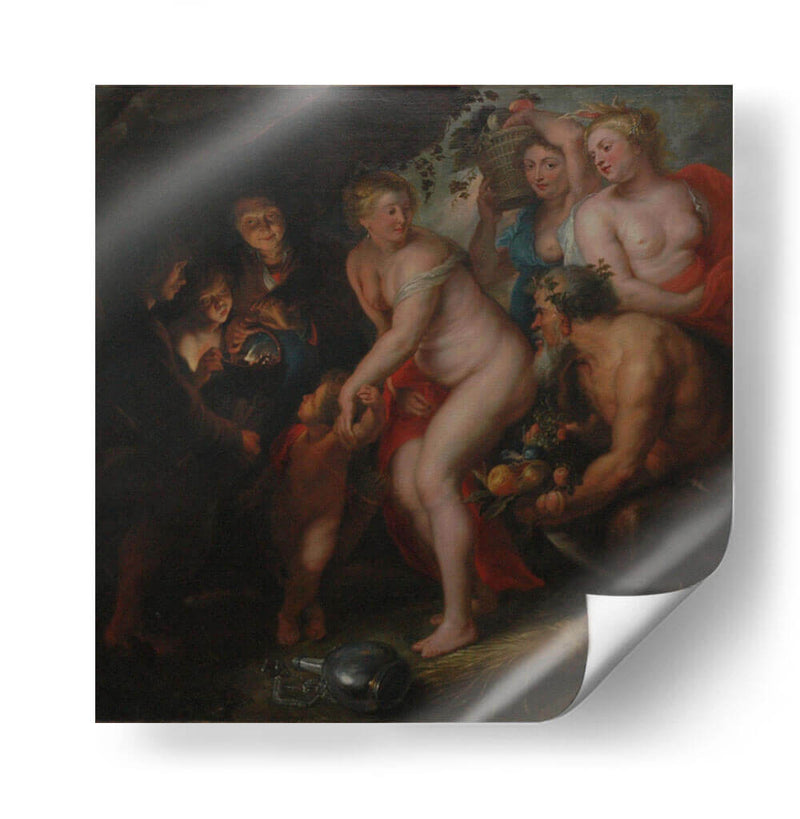 Sine Cerere et Baccho friget Venus - Peter Paul Rubens | Cuadro decorativo de Canvas Lab