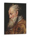 Estudio de una cabeza (San Ambrosio) - Peter Paul Rubens | Cuadro decorativo de Canvas Lab