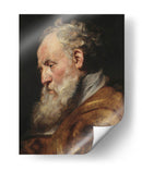 Estudio de una cabeza (San Ambrosio) - Peter Paul Rubens | Cuadro decorativo de Canvas Lab