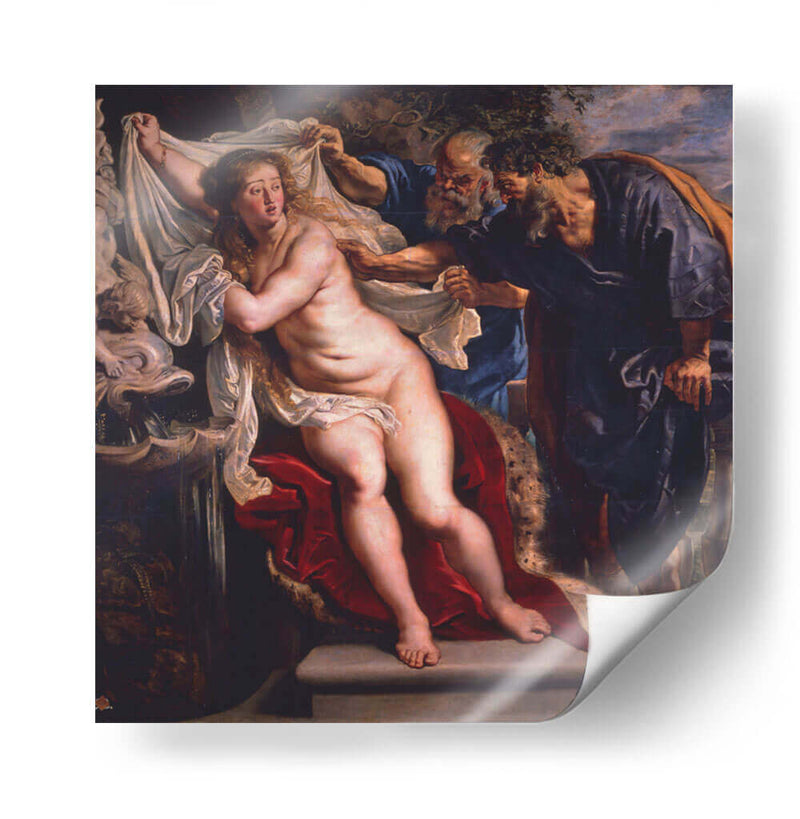 Susana y los viejos - Peter Paul Rubens | Cuadro decorativo de Canvas Lab