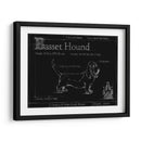 Blueprint Bassett Hound - Ethan Harper | Cuadro decorativo de Canvas Lab