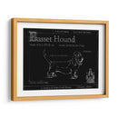 Blueprint Bassett Hound - Ethan Harper | Cuadro decorativo de Canvas Lab