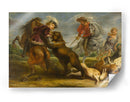 Estudio para la caza del oso para el Alcázar - Peter Paul Rubens | Cuadro decorativo de Canvas Lab