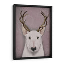 Bull Terrier Y Arntenas - Fab Funky | Cuadro decorativo de Canvas Lab