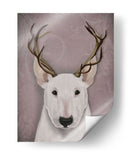 Bull Terrier Y Arntenas - Fab Funky | Cuadro decorativo de Canvas Lab
