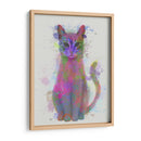 Cat Rainbow Splash 4 - Fab Funky | Cuadro decorativo de Canvas Lab