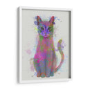 Cat Rainbow Splash 4 - Fab Funky | Cuadro decorativo de Canvas Lab