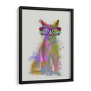 Cat Rainbow Splash 5 - Fab Funky | Cuadro decorativo de Canvas Lab