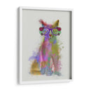 Cat Rainbow Splash 5 - Fab Funky | Cuadro decorativo de Canvas Lab